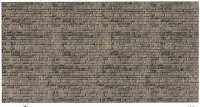 Vollmer 47368 N Mauerplatte Haustein natur aus Karton,25 x 12,5 cm, 10 Stück