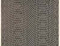 Vollmer 48740 0 Straßenplatte Kopfsteinpflaster aus Steinkunst,3 Stück, L 54 x B 16,3 cm