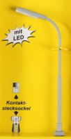 Viessmann 60901 H0 Peitschenleuchte mit Kontaktstecksockel, LED weiß