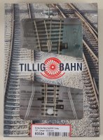 Tillig 83324 Einfache Weiche EW1 links 15°, Länge 129,5 mm