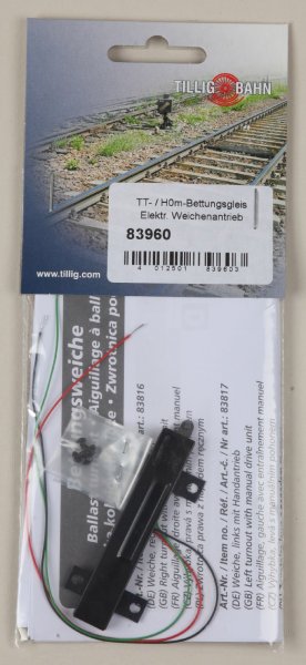 Tillig 83960 Elektrischer Weichenantrieb für Bettungsgleis