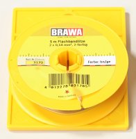 Brawa 3170 Bandkabel braun/gelb  5 m