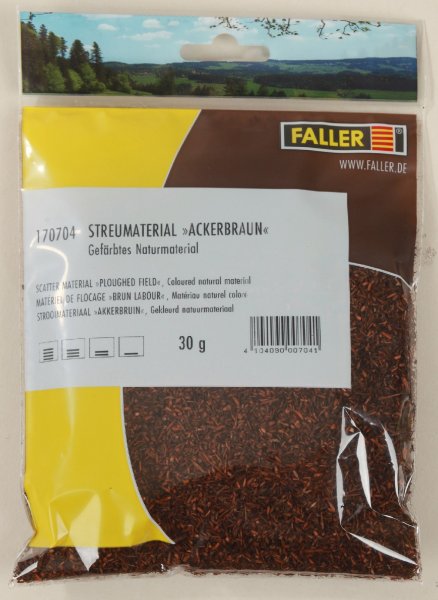 Faller 170704 Streumaterial, ackerbraun, 30 g