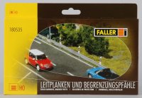 Faller 180535 Leitplanken, 32 Begrenzungspfähle,...