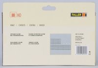 Faller 180535 Leitplanken, 32 Begrenzungspfähle, 1600 mm