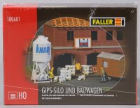 Faller 180601 Gipssilo und Bauwagen