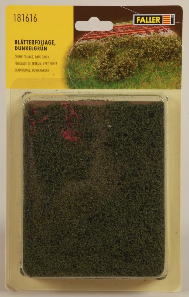 Faller 181616 Blätterfoliage, dunkelgrün
