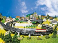 Faller 222542 4 Auffahrtsteile, gebogen