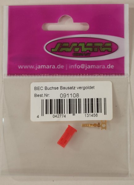 Jamara 091108 BEC Buchse Bausatz vergoldet
