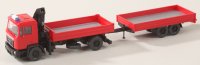Wiking 60130 Feuerwehr - Pritschenhängerzu