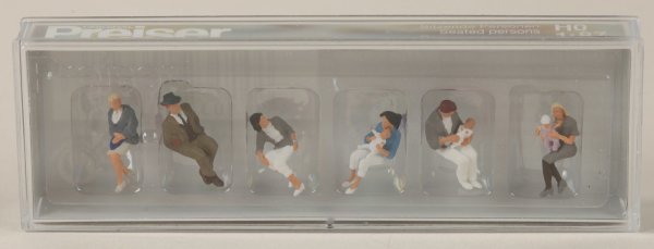 Preiser 10332 Sitzende Personen  1/87