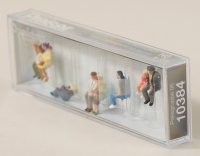 Preiser 10384 Sitzende Fahrgäste für Bus und Bahn  1/87