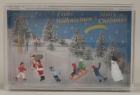 Preiser 10626 Weihnachtsmann, Kinder, Schneemann  1/87