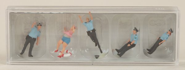 Preiser 10744 Rettungseinsatz an der Uferpromenade  1/87