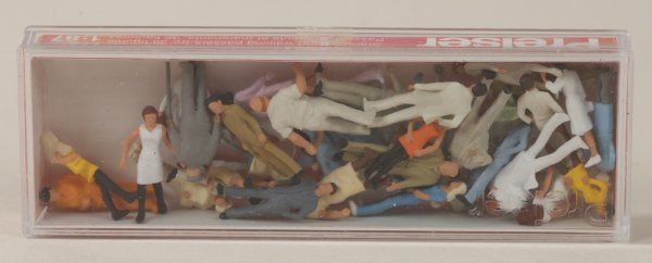 Preiser 14402 Stehende und gehende Passanten. 36 Figuren  1/87