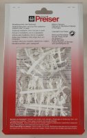 Preiser 16325 Bahnpersonal und Reisende. 120 unbemalte Figuren. Bausatz  1/87