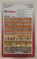 Preiser 16328 Sitzende Personen. 120 unbemalte Figuren Bausatz  1/87