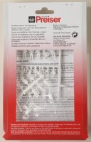 Preiser 16335 Fahrer und Beifahrer für Lkw und Pkw. 30 unbemalte Figuren. Bausatz  1/87