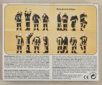 Preiser 16351 Feuerwehrmänner in moderner Einsatz- kleidung. 20 Figuren im Bausatz  1/87