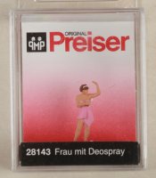 Preiser 28143 Frau mit Deospray  1/87