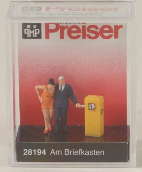 Preiser 28194 Am Briefkasten  1/87