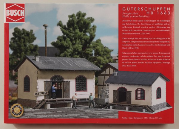 Busch 1663 Güterschuppen H0