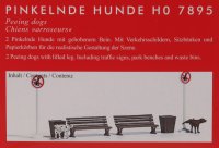 Busch 7895 Pinkelnde Hunde H0