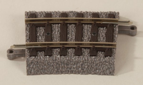 Gebogenes Gleis mit Bettung R1 360,00 mm, 7,5°