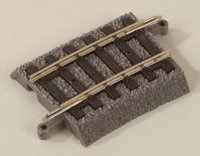 PIKO 55417 Bogen mit Bettung R1, 7,5° VE 6