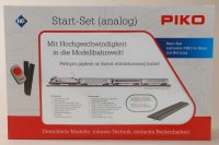 PIKO 97931 Start-Set mit Bettung E-Lok Taurus mit 3 IC Wagen PKP