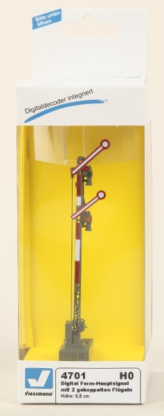 Viessmann 4701 H0 Digital Form-Hauptsignal mit 2 gekoppelten Flügeln