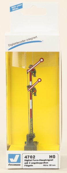 Viessmann 4702 H0 Digital Form-Hauptsignal mit 2 ungekoppelten Flügeln