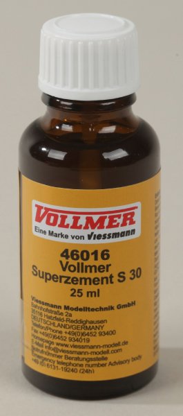 Vollmer 46016 Vollmer Superzement S 30, 25 ml