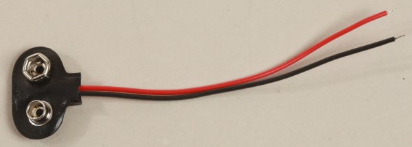 Muldental 58700 9 Volt Anschlussclip I-Form 0,14 mm², PVC, 180 mm