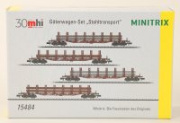 Trix 15484 Güterwagen-Set Stahltransport DB, Ep. IV