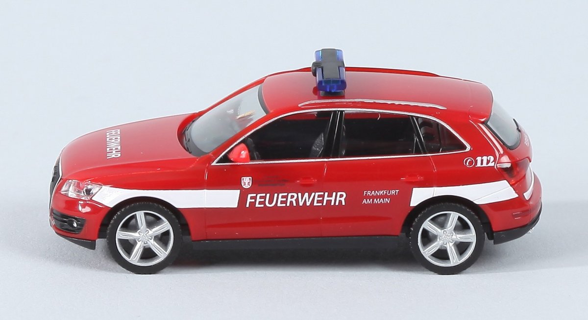 Modèle Réduit Herpa Audi Q5 ELW FW Aéroport Francfort Fraport 1/87 - Neuf, Référence 095532