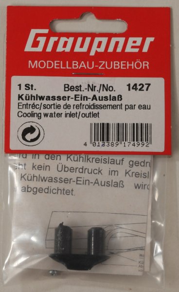 Graupner  1427 Kühlwasser Ein-Auslass 13 mm