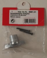 Graupner 4981.31 Schalldämpfer Adapter mit Schrauben