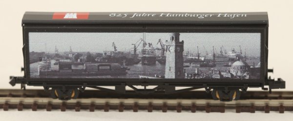 Trix TN14 Gedeckter Güterwagen 825 Jahre Hamburger Hafen Spielwarenmesse Nürnberg 2014 Spur N