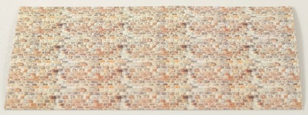 Vollmer 47363 N Mauerplatte Sandstein aus Karton, 25 x 12,5 cm,10 Stück