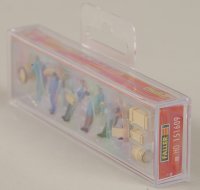 Faller 151609 Speditionsarbeiter mit Paketen  und Fässern