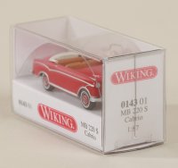 Wiking 014301 MB 220 S Cabrio - rubinrot