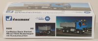 Viessmann 8000 H0 CarMotion Basis Startset, MB ACTROS Muldenkipper mit Rundumleuchten, blau