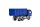 Viessmann 8070 H0 THW MB ACTROS 3-achs mit Abrollcontainer und Rundumleuchten, Basis, Funktionsmodell