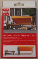 Busch 1821 Marktstand Aufbau H0