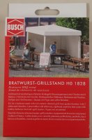 Busch 1828 Bratwurst-Grillstand H0