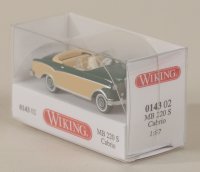 Wiking 014302 MB 220 S Cabrio - moosgrün