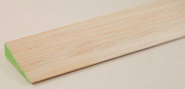 Graupner 667.10X40 Balsa-Endleisten, hellgrün 10x40x1000 mm