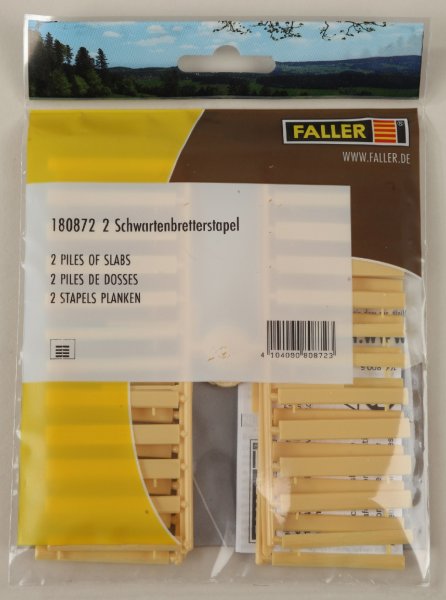 Faller 180872 2 Schwartenbretterstapel