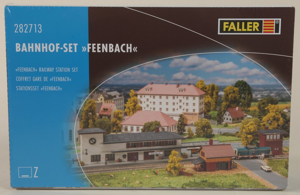Faller - Set De Gare Feenbach - Maquette Ferroviaire à Construire - Dès 6 Ans